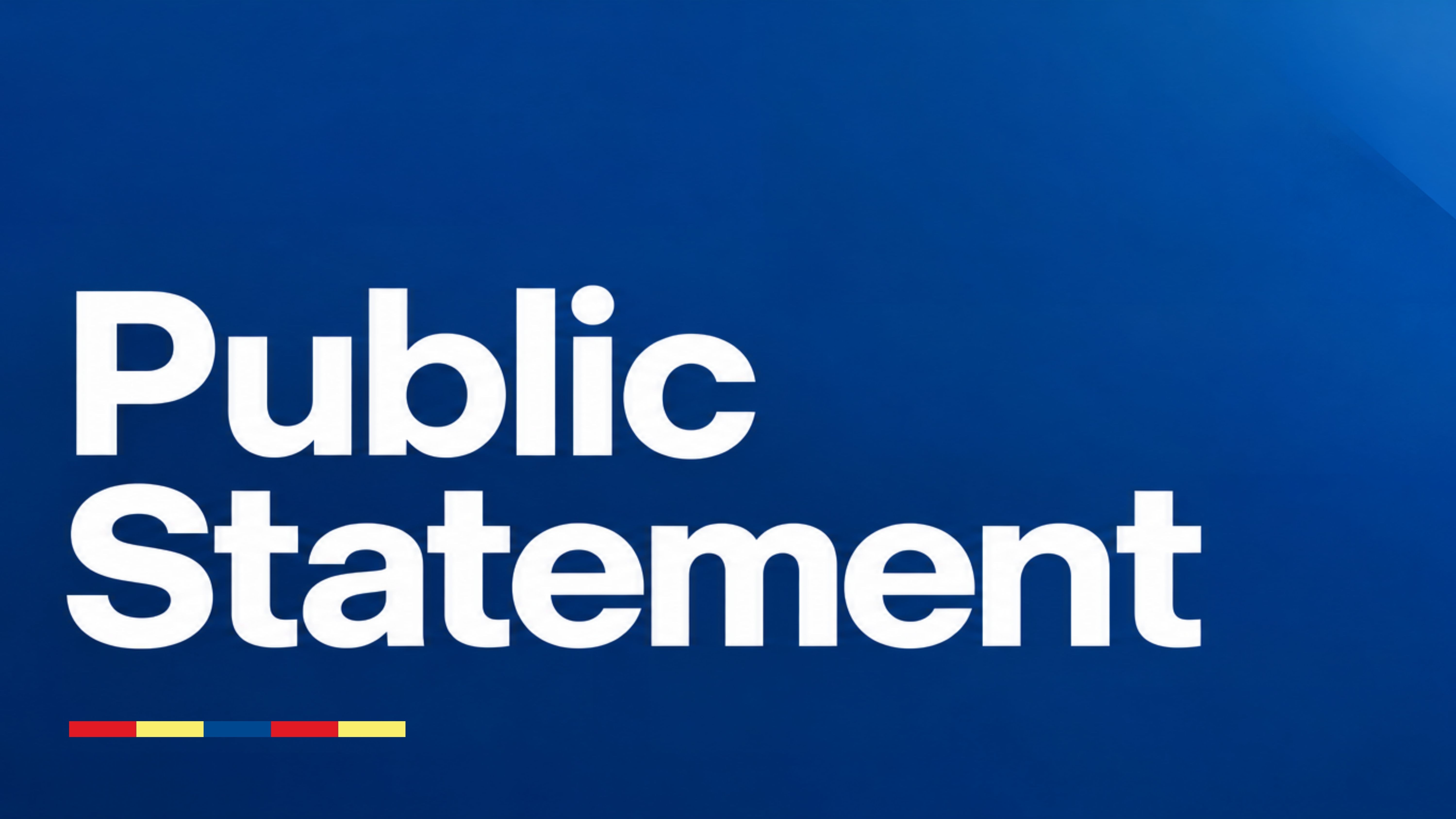 Public Statement - Media Center